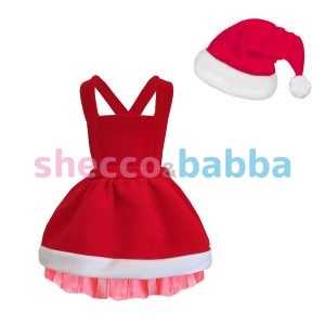 Kız Çocuk Noel Elbise Kız Çocuk Noel Anne Yılbaşı Özel Kız Çocuk Elbise Kırmızı Yeşil Ekose Noel Elbise