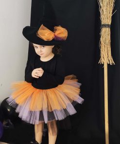 Kız Çocuk Cadı Kostümü , Cadı Şapkası