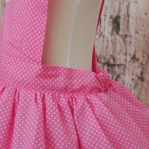 Pembe Puantiyeli Kız Çocuk Tütü Elbise