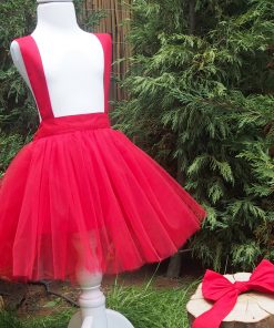 Kız Çocuk Kırmızı Tütü Elbise