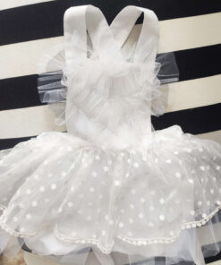 Kalpli Pamuk Beyaz Kız Bebek Tulum Tütü Elbise ve Bandana Takım, Çıtçıtlı Bebek Doğum Günü Elbisesi, Kız Bebek tütü elbise, kız bebek beyaz tulum, bebek beyaz doğum günü elbisesi, beyaz tütü tulum